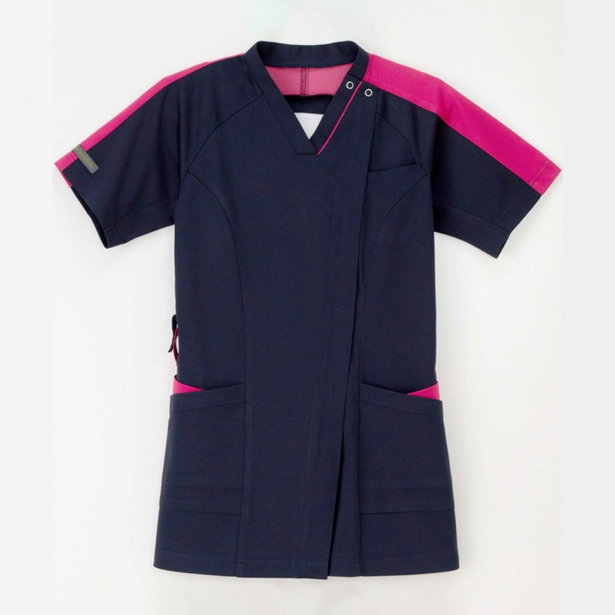 プロファンクション 女子スクラブ ネイビー＋ピンク RF-5192