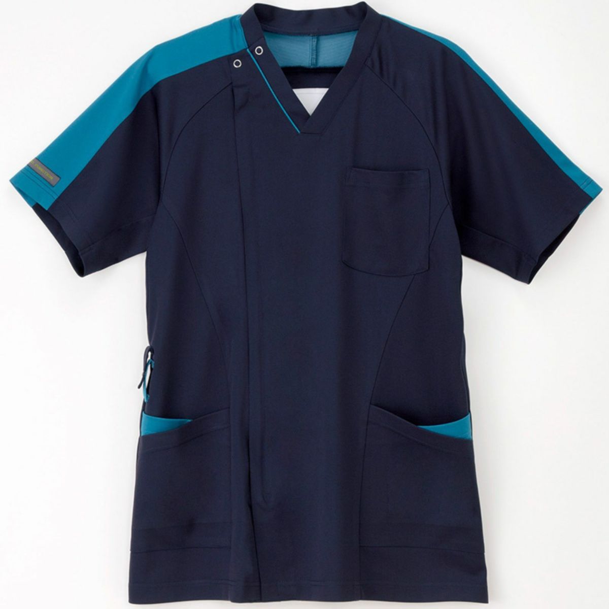 プロファンクション 男子スクラブ ネイビー＋ターコイズ RF-5197