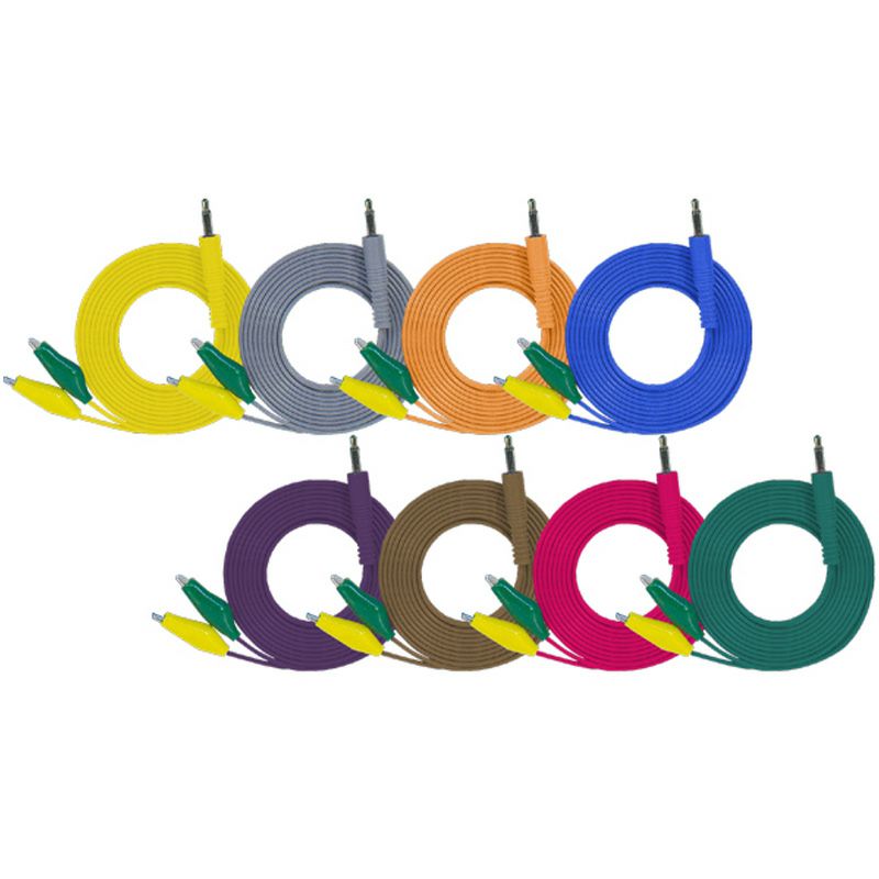 オームパルサー用　みの虫コード　【8本セット】