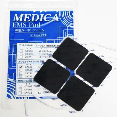 Mサイズ【アクセルガード】アクセルガードジェル使用 MEDICA EMS Pad（メディカ粘着パッド）