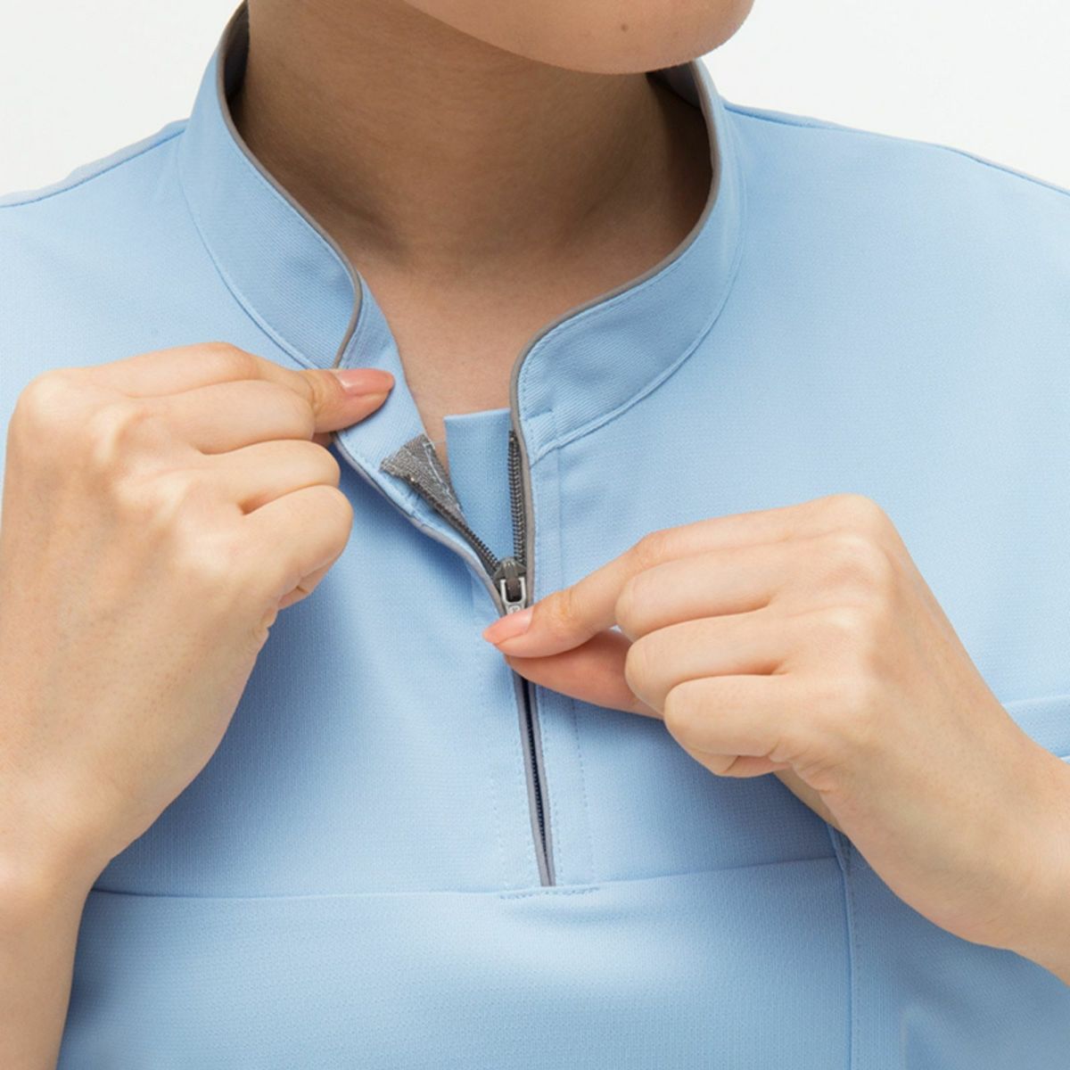 男女兼用上衣 ブルー CX-5217