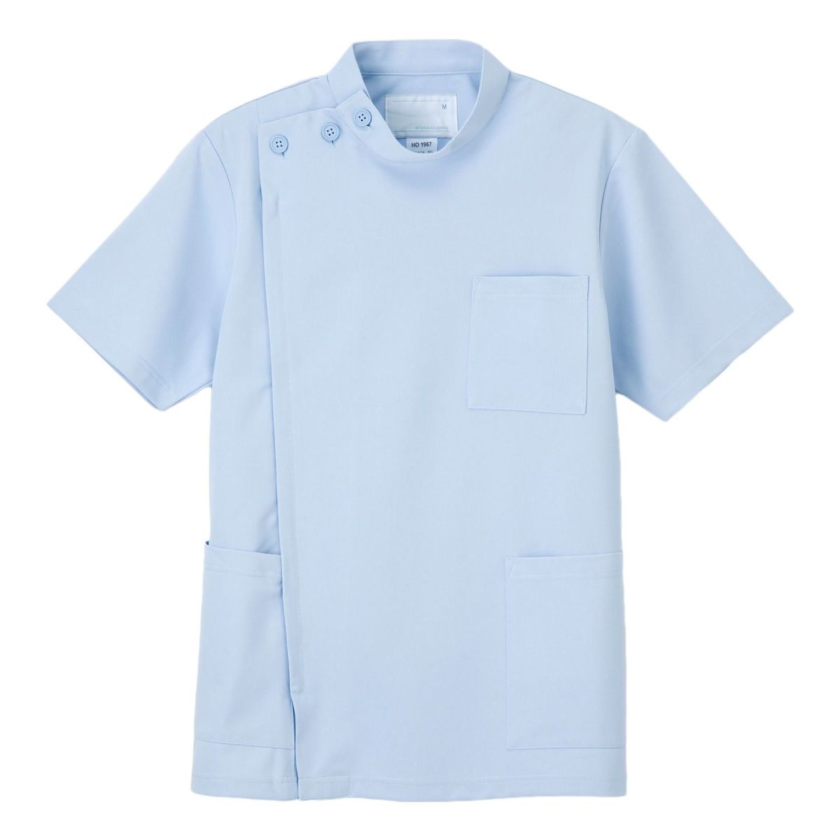 男子横掛半袖 ブルー HO-1967