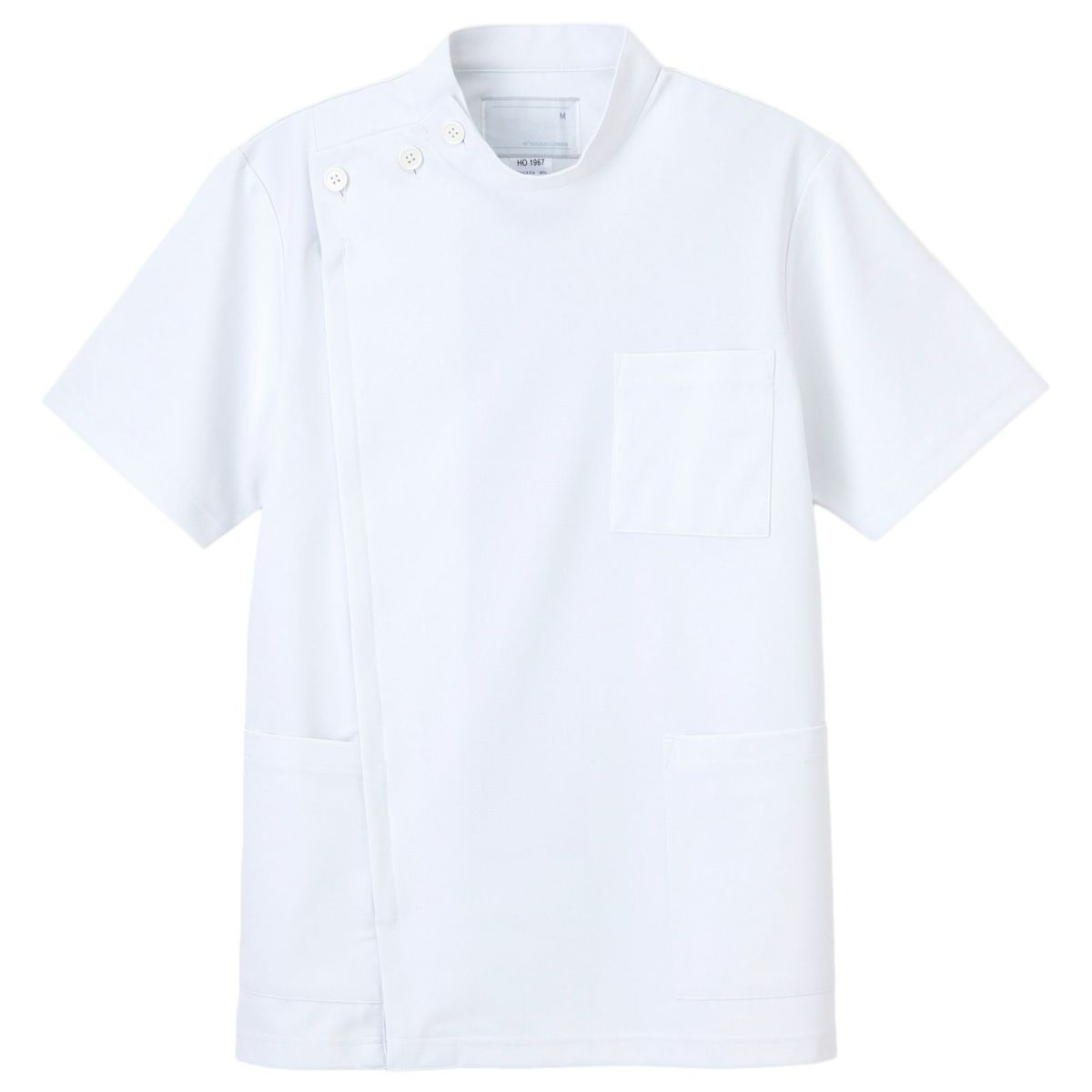 男子横掛半袖 ホワイト HO-1967　