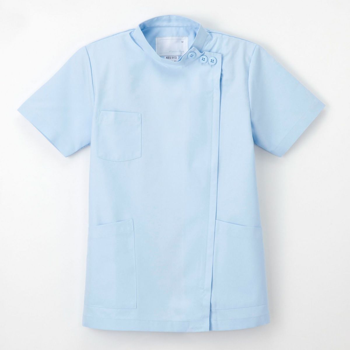 女子横掛半袖 ブルー KES-5172