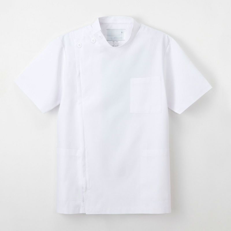男子横掛半袖 ホワイト KES-5167