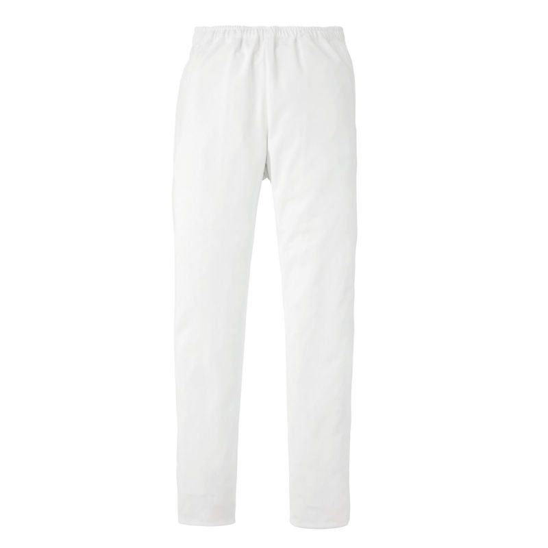 リアン スラックス ホワイト（裏付） 男女兼用855-40