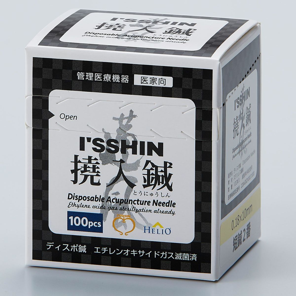 ディスポ鍼I'SSHIN（いっしん）撓入鍼（とうにゅうしん） 1P 100本