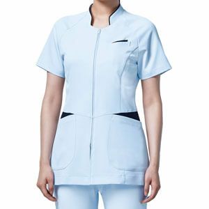 ネオネイビー レディスジャケット サックス×ネイビー 054-21