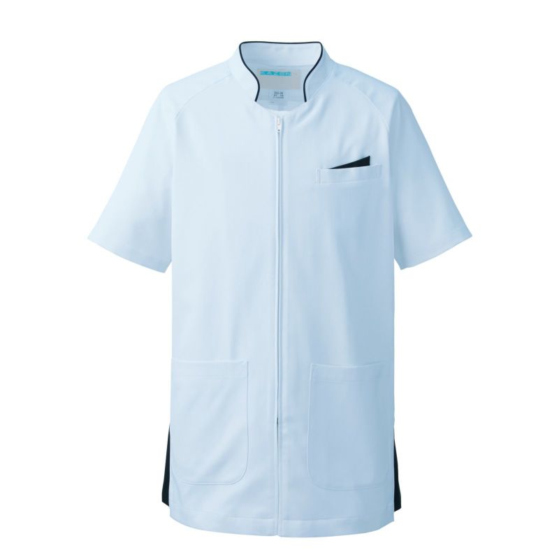 ネオネイビー メンズジャケット サックス×ネイビー 053-21