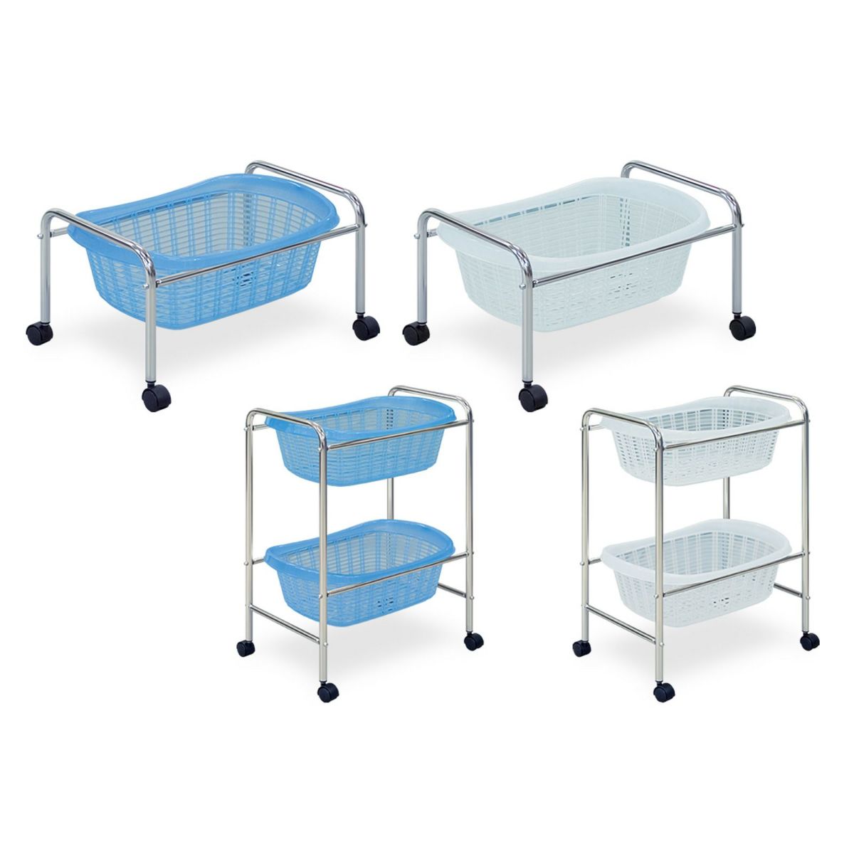 2段用脱衣カゴ(S型)