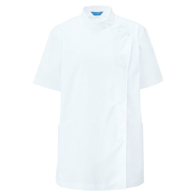 レディス医務衣半袖 ブロード ホワイト（S） 360-30