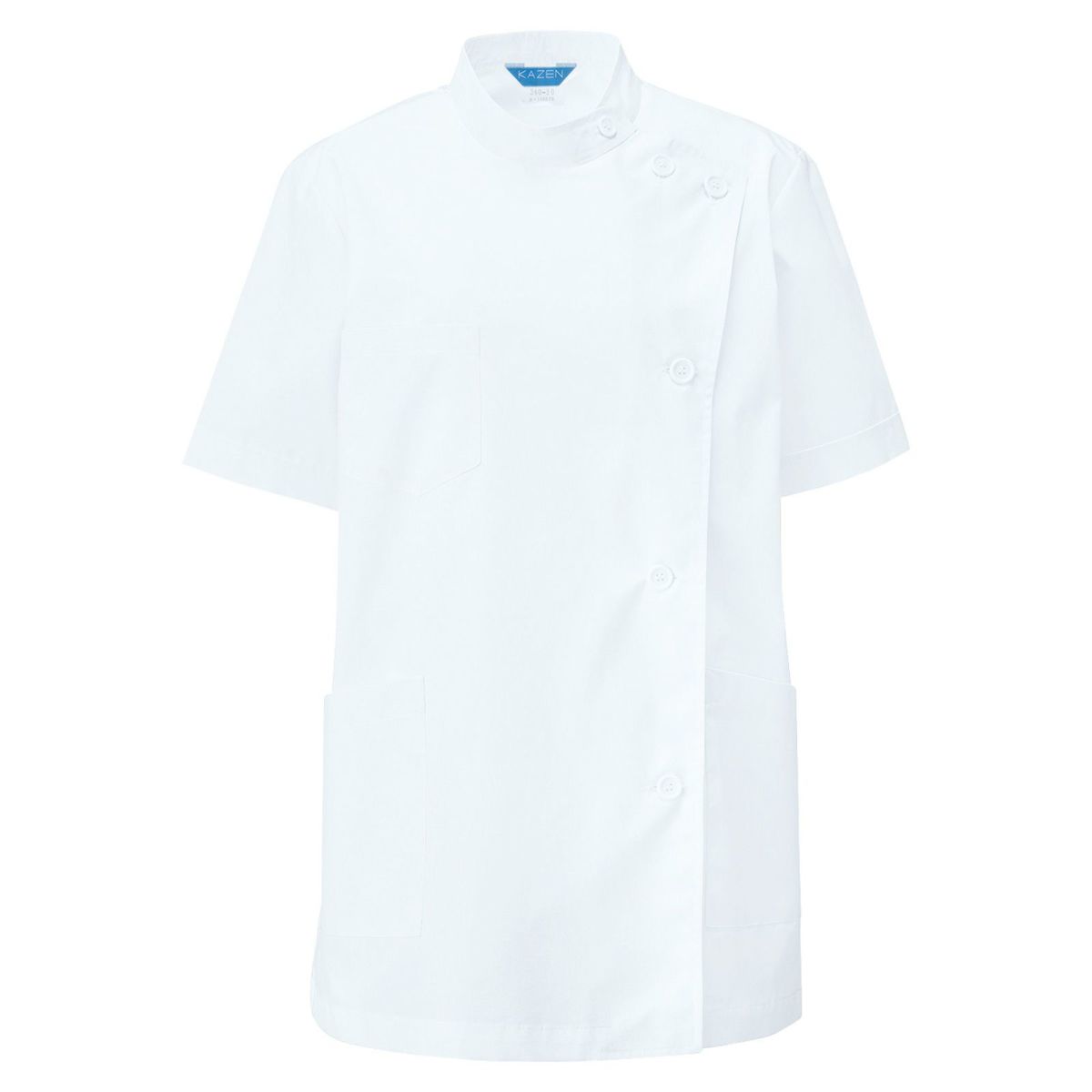 レディス医務衣半袖 ブロード ホワイト（S） 360-30