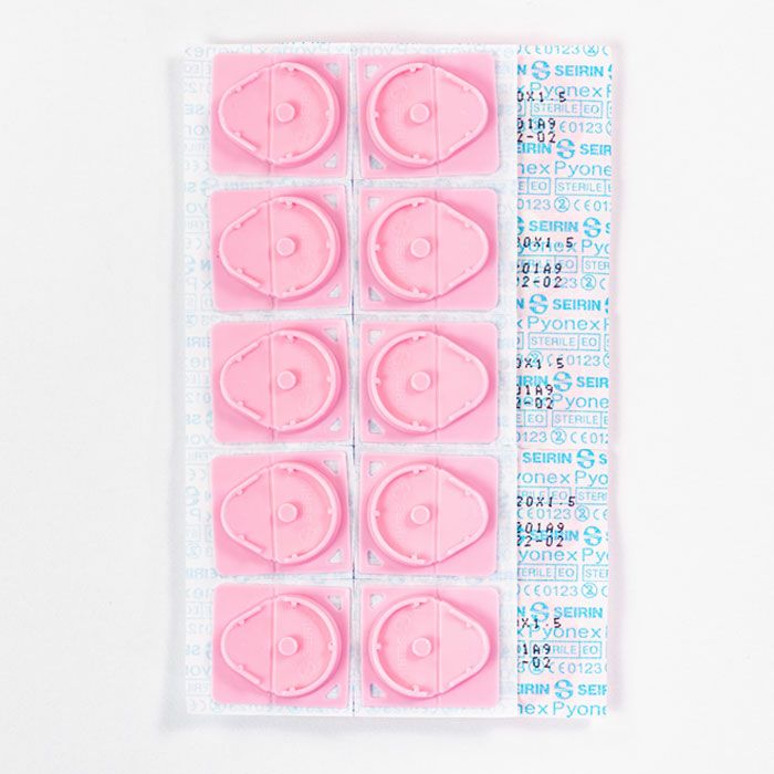 セイリン円皮鍼 パイオネックス(ピンク 0.2×1.5ｍｍ)