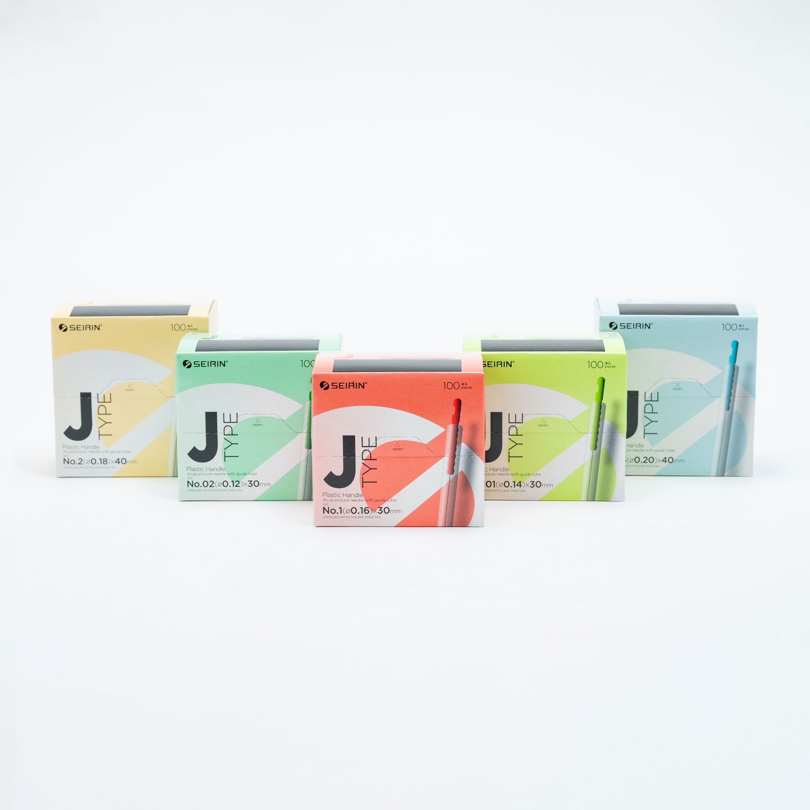 セイリン鍼灸鍼　Jタイプ(寸6 (50mm), 2番 0.18 アイボリー)