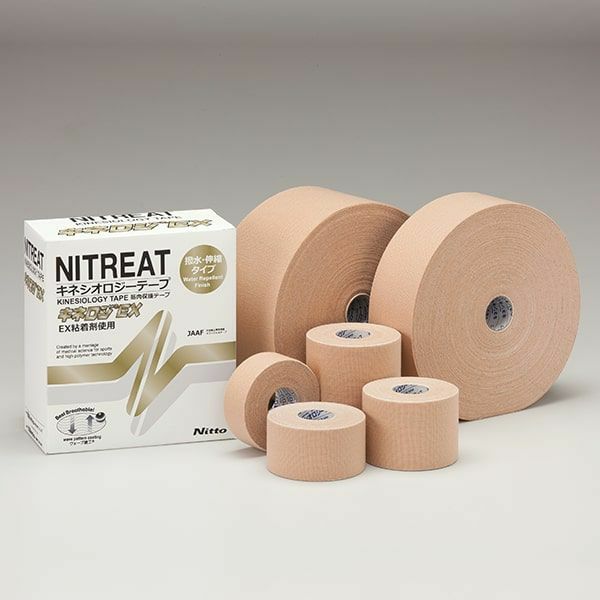 ニトリート　キネロジEX
NKEX-50 50mm x 5m 6巻　2箱 ニトリート キネロジEX（2.5cm×5m 12巻） | トワテック