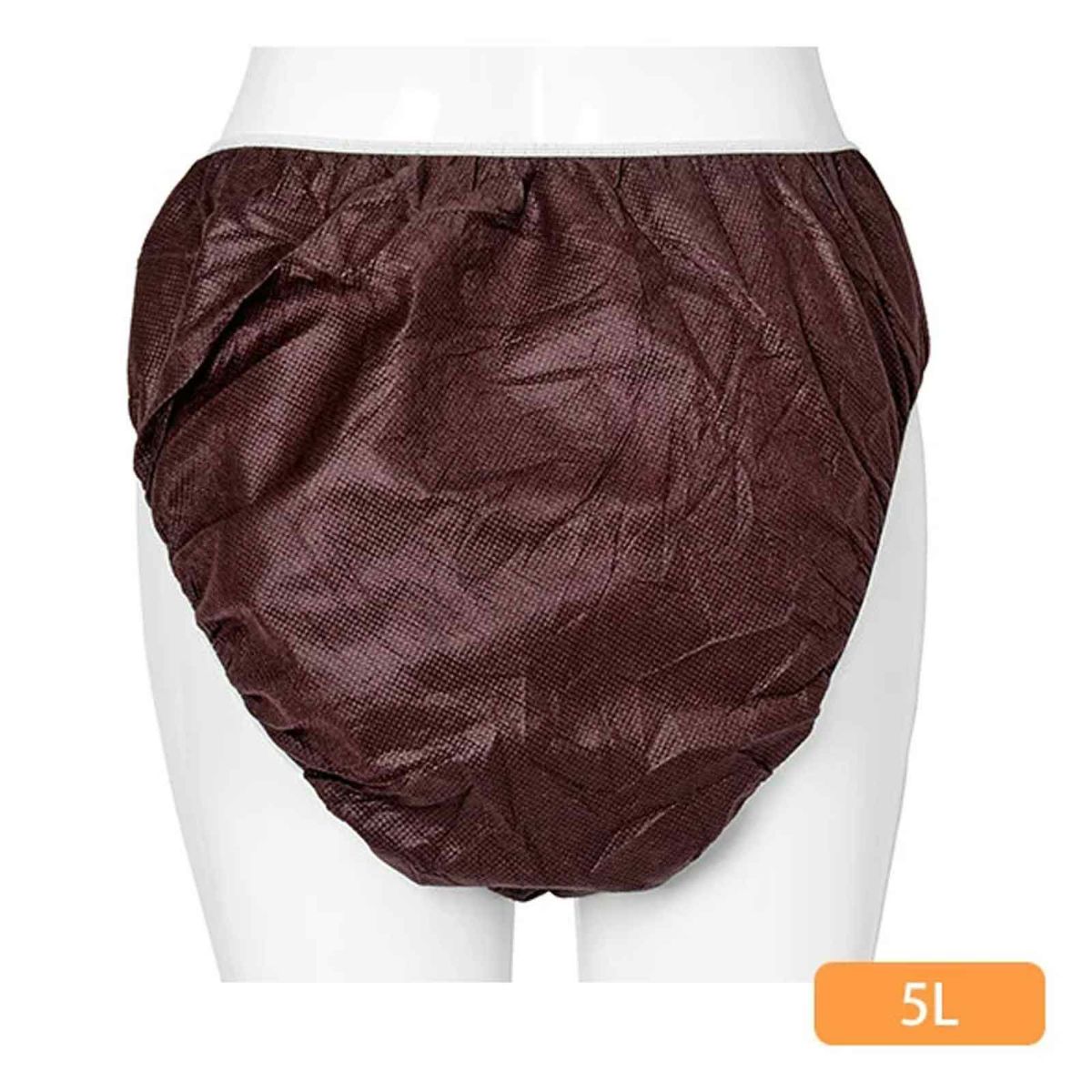 ペーパー ショーツ 5Lサイズ ブラウン 50枚入り