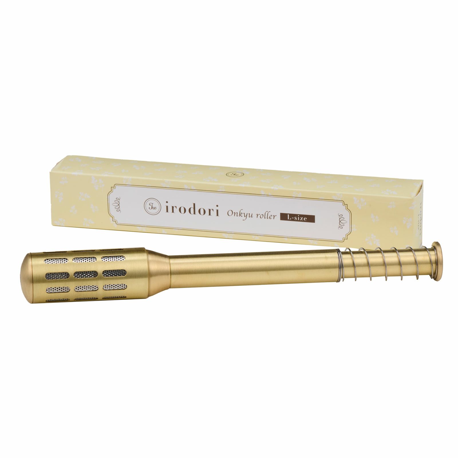 irodori 温灸ローラー＋炭化棒灸セット（L）金木犀