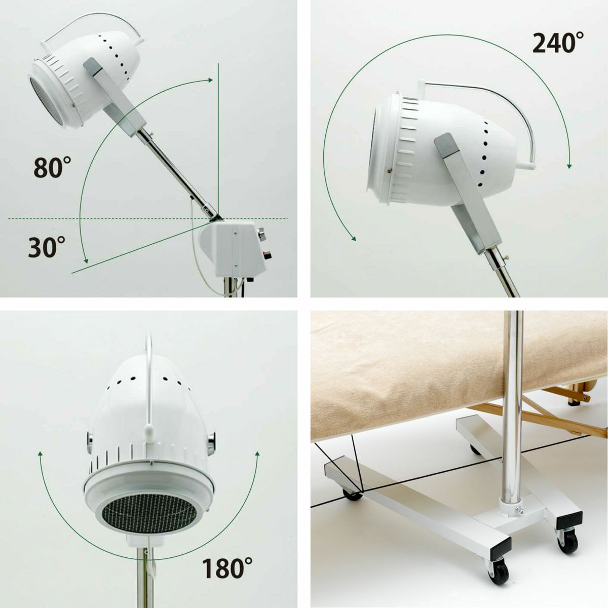 TW遠赤外線灯(温度/タイマー調節◎ アーム・ランプ可動型 安全設計）【まとめ買い】