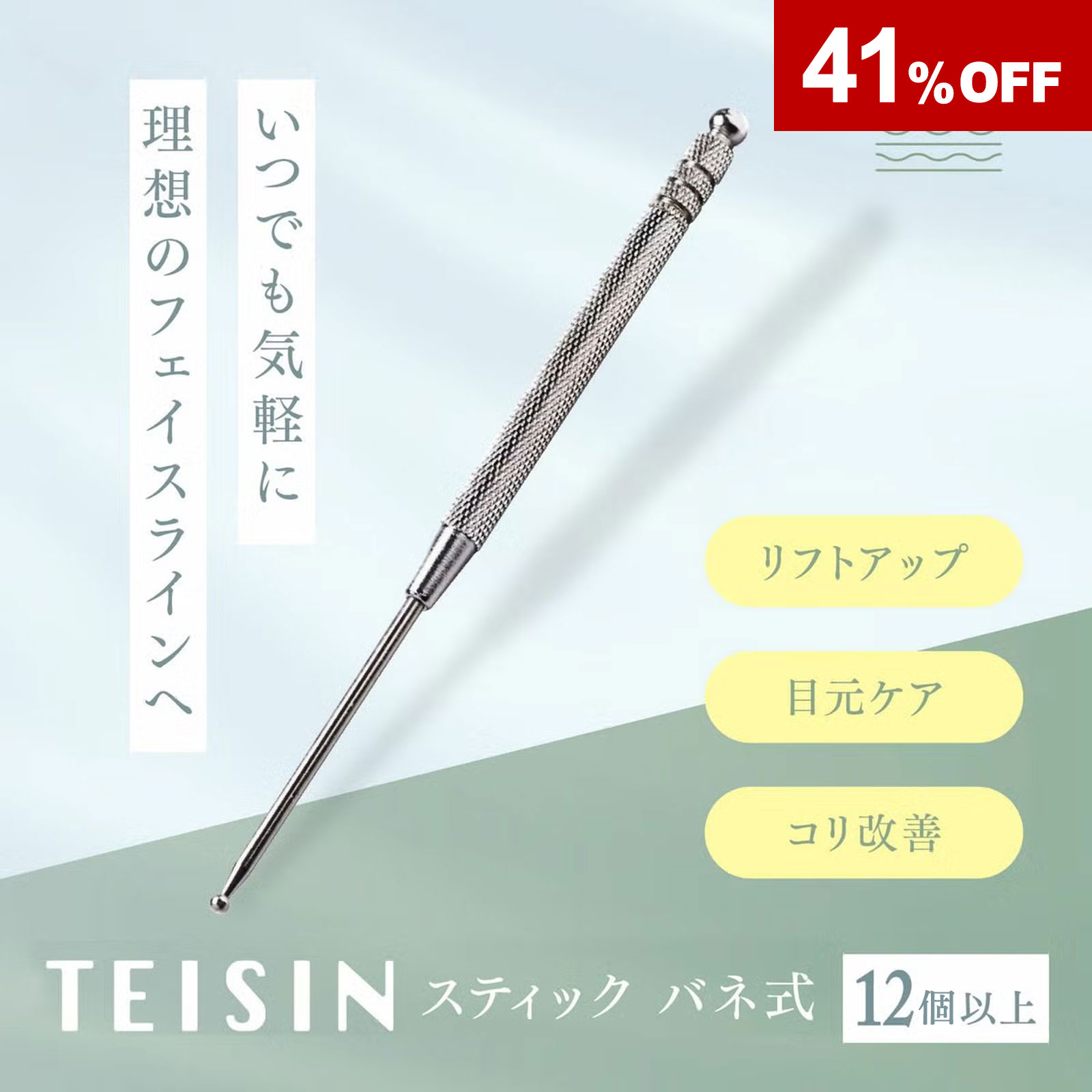 【店舗販売・12本～】トワテック TEISIN スティック バネ式