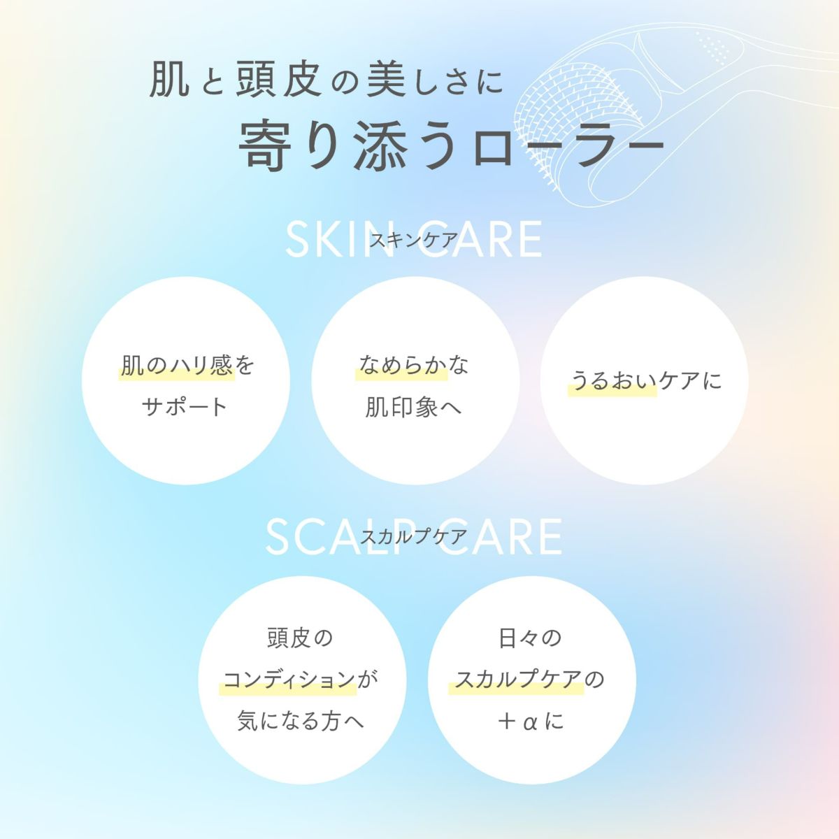 SKIN＆SCULP ROLLER（スキン＆スカルプローラー）