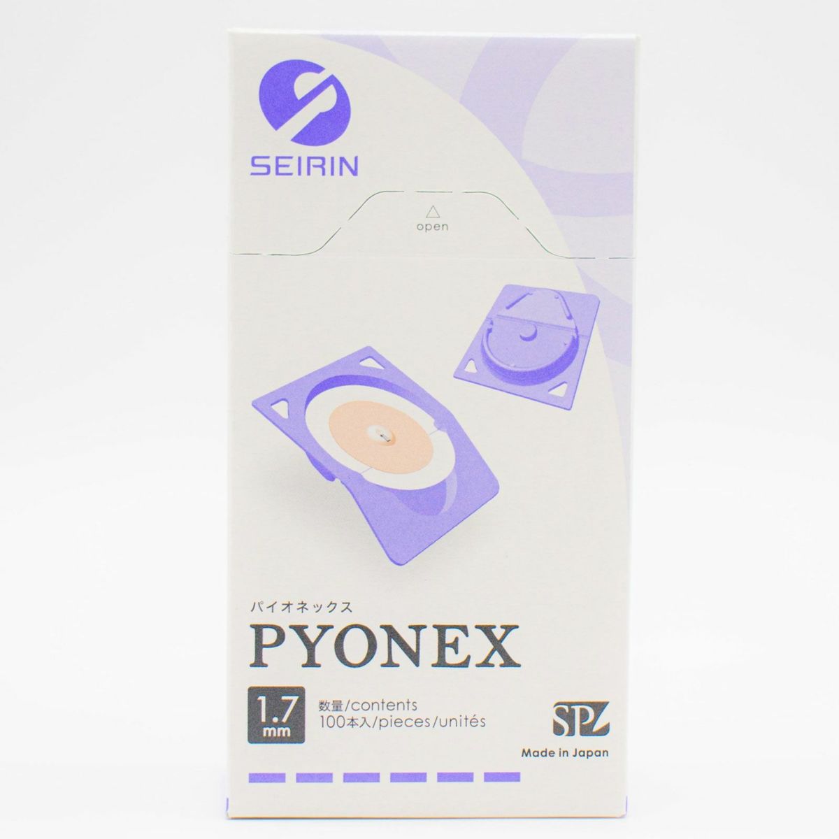 セイリン円皮鍼 PYONEX（パイオネックス）(ラベンダー 0.2×1.7ｍｍ)